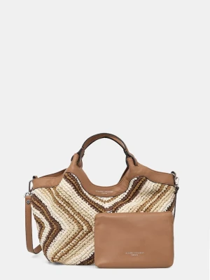 Gianni Chiarini torebka crossbody damska pleciona DUA beżowy