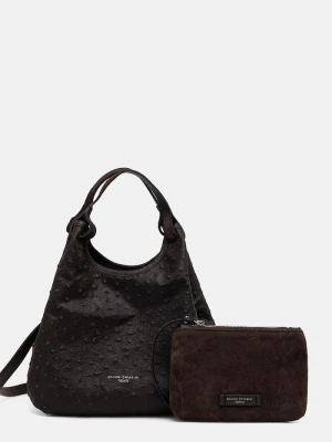 Gianni Chiarini torebka crossbody damska skórzana DUA brązowy