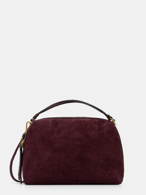 Gianni Chiarini torebka crossbody damska zamszowa ALIFA bordowy