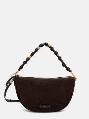 Gianni Chiarini torebka crossbody damska zamszowa CLEO brązowy