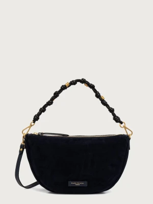 Gianni Chiarini torebka crossbody damska zamszowa CLEO granatowy
