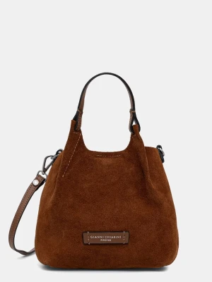 Gianni Chiarini torebka crossbody damska zamszowa DUA brązowy