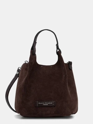 Gianni Chiarini torebka crossbody damska zamszowa DUA brązowy