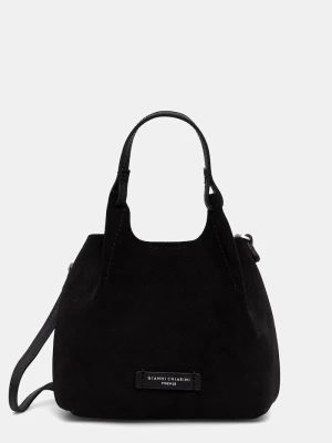 Gianni Chiarini torebka crossbody damska zamszowa DUA czarny