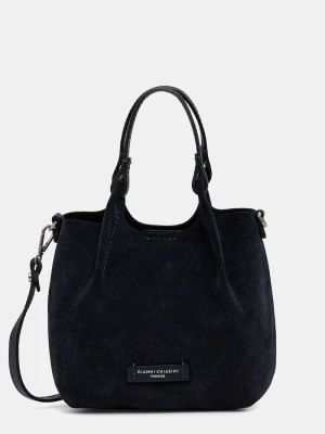 Gianni Chiarini torebka crossbody damska zamszowa DUA granatowy