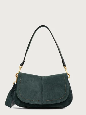 Gianni Chiarini torebka crossbody damska zamszowa HELENA ROUND zielony