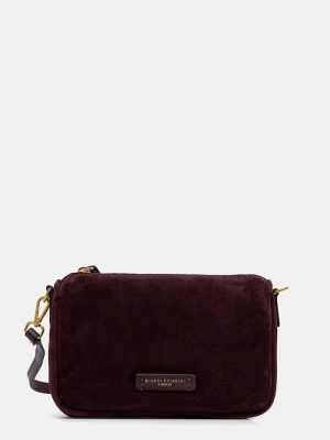 Gianni Chiarini torebka crossbody damska zamszowa NORA POUCH bordowy