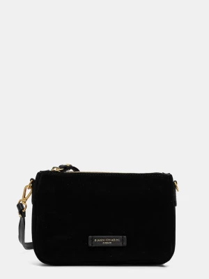 Gianni Chiarini torebka crossbody damska zamszowa NORA POUCH czarny