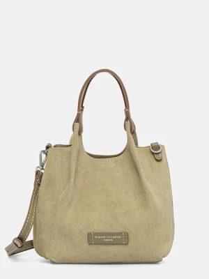Gianni Chiarini torebka hobo damska zamszowa DUA