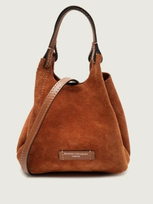 GIANNI CHIARINI Torebka na ramię DUA | zamsz
