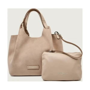 GIANNI CHIARINI Torebka na ramię + saszetka DUA | zamsz