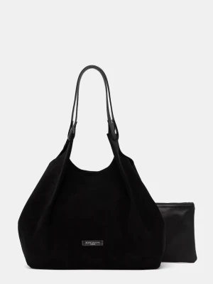 Gianni Chiarini torebka shopper damska skórzana DUA czarny
