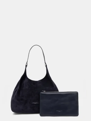 Gianni Chiarini torebka shopper damska skórzana DUA granatowy