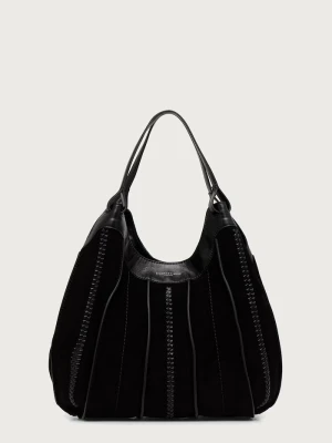 Gianni Chiarini torebka shopper damska zamszowa DUA czarny