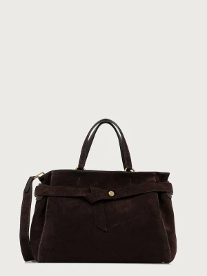 Gianni Chiarini torebka shopper damska zamszowa MIRANDA brązowy
