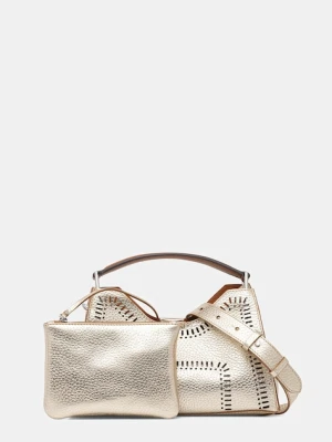 Gianni Chiarini torebka skórzana AURORA kolor złoty BS.11535.RNGDBLSR