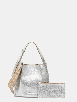 Gianni Chiarini torebka skórzana DORY kolor srebrny BS 11635 RNGDBL-NAETN