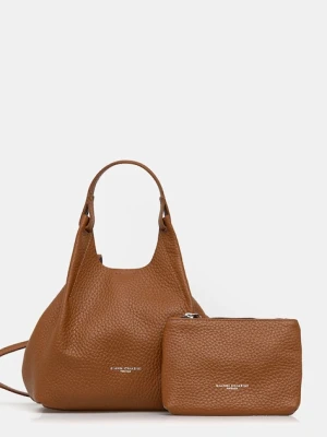 Gianni Chiarini torebka skórzana DUA kolor brązowy BS 9719 RNGDBL