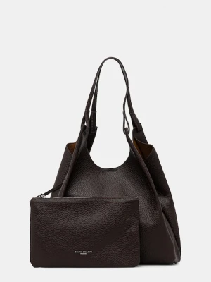 Gianni Chiarini torebka skórzana DUA kolor brązowy BS 9720 RNGDBL