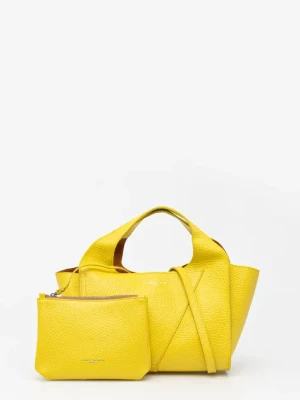 Gianni Chiarini torebka skórzana EUFORIA kolor żółty BS.9554.RNGDBL