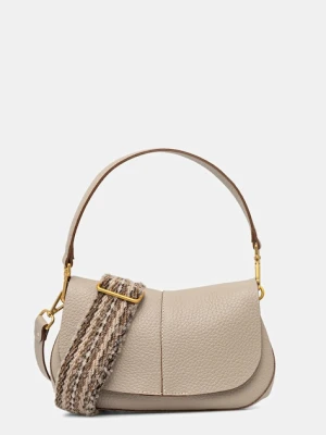 Gianni Chiarini torebka skórzana HELENA ROUND kolor beżowy BS 11088 TKL-NA