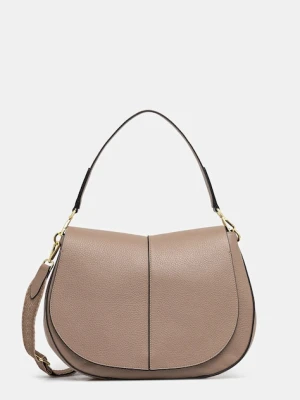 Gianni Chiarini torebka skórzana HELENA ROUND kolor beżowy BS 6037/COMM GRN-NA
