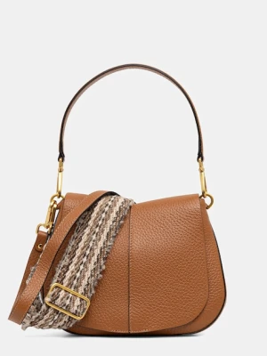 Gianni Chiarini torebka skórzana HELENA ROUND kolor brązowy BS 11086 TKL-NA