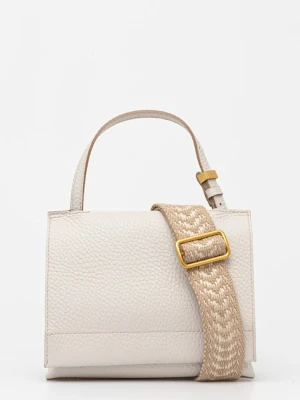 Gianni Chiarini torebka skórzana NICOLE kolor biały BS.11335.TKL.NAETN