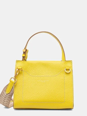 Gianni Chiarini torebka skórzana NICOLE kolor żółty BS.11335.TKL.NAETN