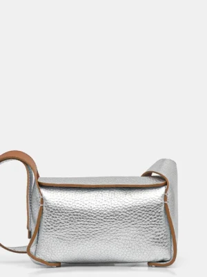 Gianni Chiarini torebka skórzana PENELOPE kolor srebrny BS 11350 RNGDBL
