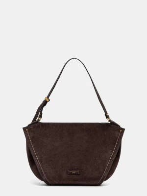 Gianni Chiarini torebka tote damska zamszowa BLOOM brązowy