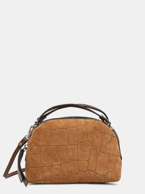 Gianni Chiarini torebka zamszowa ALIFA kolor brązowy BS.8255.CMCOCCO