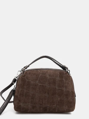 Gianni Chiarini torebka zamszowa ALIFA kolor brązowy BS.8255.CMCOCCO
