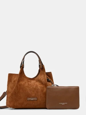 Gianni Chiarini torebka zamszowa DUA