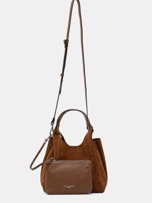 Gianni Chiarini torebka zamszowa DUA kolor brązowy BS.9779.CM