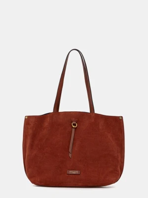 Gianni Chiarini torebka zamszowa EGLE kolor pomarańczowy BS.11485.CM