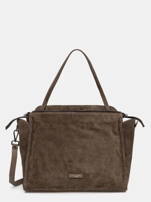 Gianni Chiarini torebka zamszowa JANIS kolor brązowy BS.11246.CM