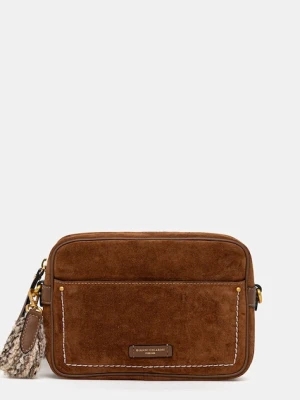 Gianni Chiarini torebka zamszowa NINA kolor brązowy BS.12060.CM