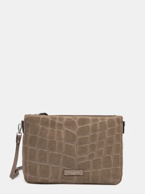 Gianni Chiarini torebka zamszowa NORA POUCH kolor zielony BS 10225 CM-PL