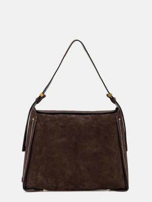 Gianni Chiarini torebka zamszowa PENELOPE kolor brązowy BS.12043.CM