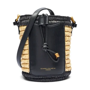 GIANNI CHIARINI Worek Mae | z dodatkiem skóry