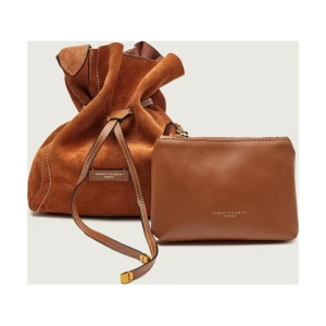 GIANNI CHIARINI Worek + saszetka SIENNA | zamsz