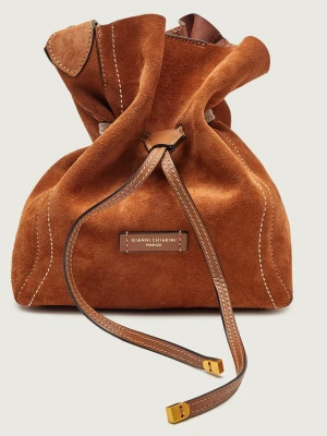 GIANNI CHIARINI Worek + saszetka SIENNA | zamsz