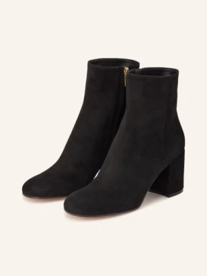Gianvito Rossi Botki Joelle schwarz CZARNY