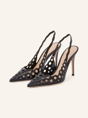 Gianvito Rossi Czółenka Z Wycięciami schwarz