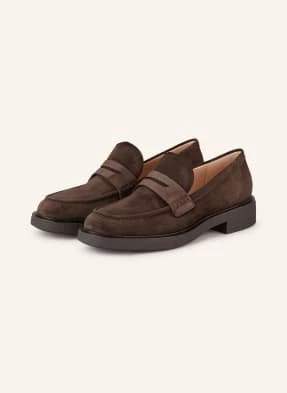 Gianvito Rossi Loafersy Na Platformie Harris braun