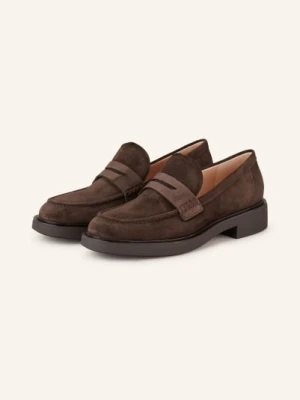Gianvito Rossi Loafersy Na Platformie Harris braun