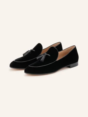 Gianvito Rossi Pantofle Vittoria schwarz CZARNY