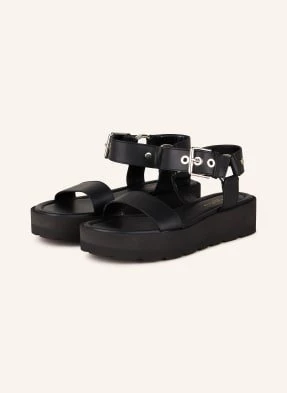 Gianvito Rossi Sandały Na Platformie Flatform schwarz