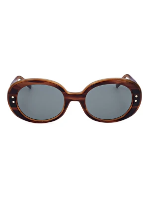 Gibson Okulary przeciwsłoneczne unisex w kolorze jasnobrązowo-niebieskim rozmiar: 52